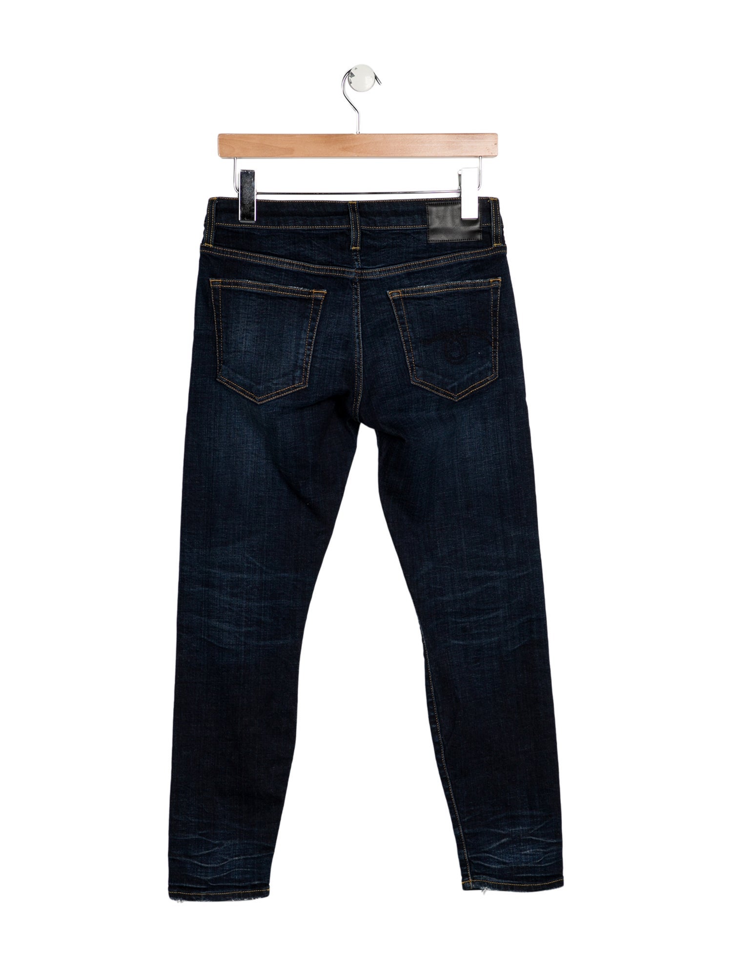 R13 Mid-Rise Skinny Leg Jeans